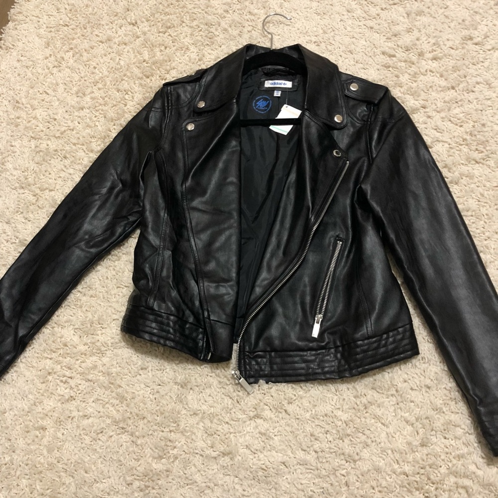 Adidas leather jacket :)